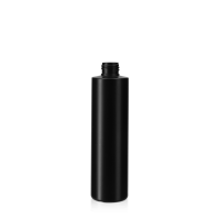 250 ml Rundflasche HDPE schwarz 24/410 rund