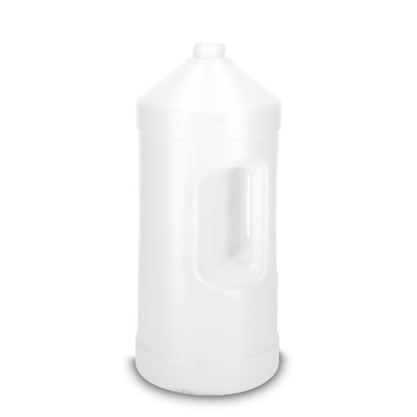 2000 ml Griffflasche HDPE natur RD 28 Griff