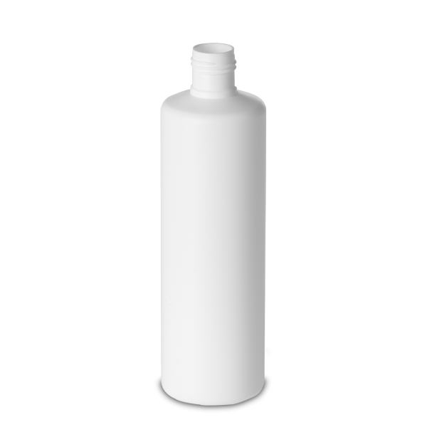 250 ml Rundflasche HDPE weiß RD 22 zylindrisch