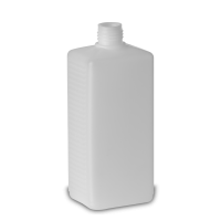 500 ml Vierkantflasche HDPE natur RD 25 rechteckig