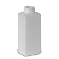 500 ml Vierkantflasche HDPE natur RD 40 rechteckig