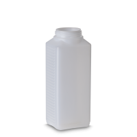 1000 ml Vierkantflasche HDPE natur RD 60 rechteckig