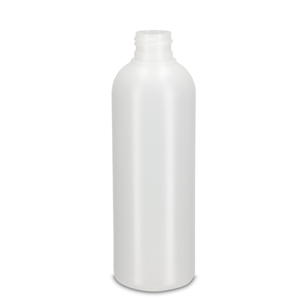 250 ml Rundflasche Bio-PE natur 24/410 rund