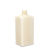 500 ml Essentials Vierkantflaschen HDPE natur RD 25 Spender