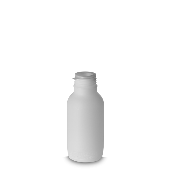 500 ml Rundflasche HDPE natur OV 45 rund