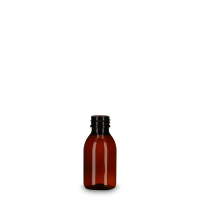 100 ml Pharma Sirup - braun - PP 28 Gewinde