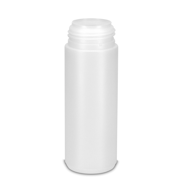 150 ml Rundflasche HDPE natur RD 43 zylindrisch