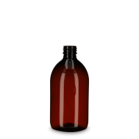 500 ml Pharma Sirup - braun - PP 28 Gewinde