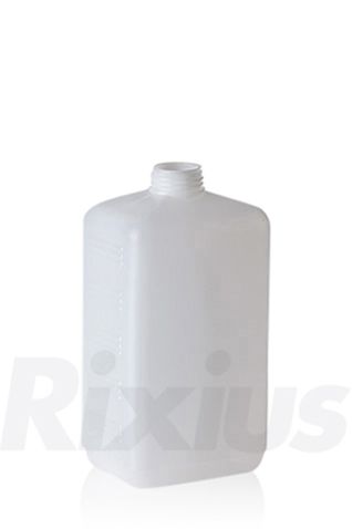 2000 ml Vierkantflasche HDPE natur RD 40 rechteckig