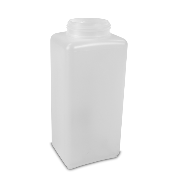 1000 ml Vierkantflasche HDPE natur RD 60 rechteckig