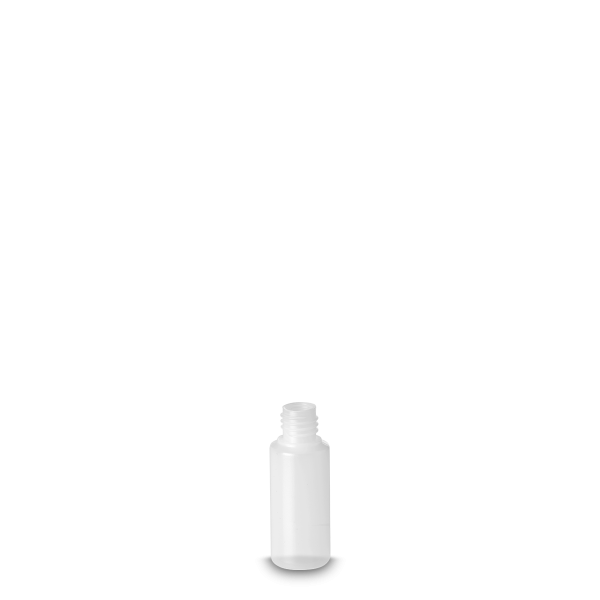 30 ml Rundflasche HD/LD PE natur RD 18 zylindrisch