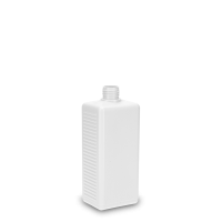 500 ml Vierkantflasche HDPE weiß RD 25 rechteckig