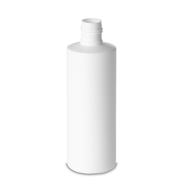 200 ml Rundflasche HDPE weiß RD 22 zylindrisch
