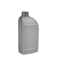 1000 ml Motorölflasche - silber - OV 38 Gewinde