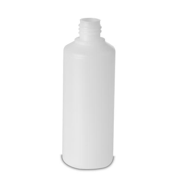 100 ml Rundflasche HDPE natur RD 18 zylindrisch