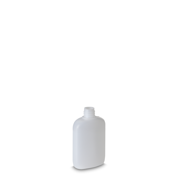 50 ml Ovalflasche HDPE natur RD 18 oval