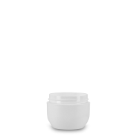 10 ml Kosmetikdose Lilie - weiß - 32 mm