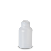 250 ml Laborflasche LDPE natur RD 40 rund