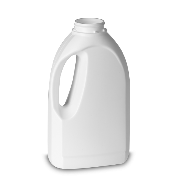 750 ml Griffflasche HDPE weiß RD 40 Griff