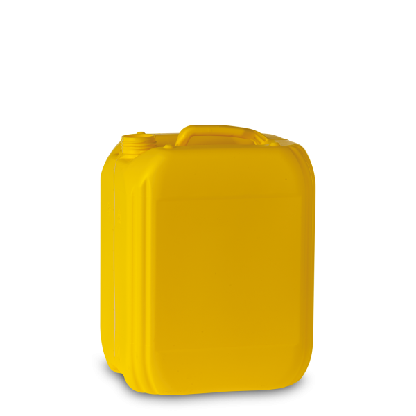 10 Liter Kunststoffkanister HDPE gelb RD 45 rechteckig