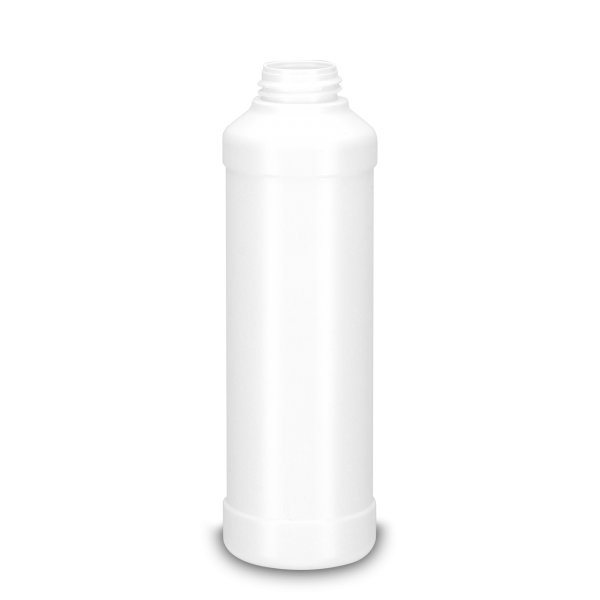 250 ml Rundflasche HDPE weiß RD 28 zylindrisch