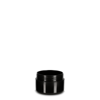 30 ml Kosmetikdosen Rezyklat schwarz - ohne Deckel