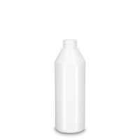 500 ml Rundflasche LDPE weiß RD 32 zylindrisch