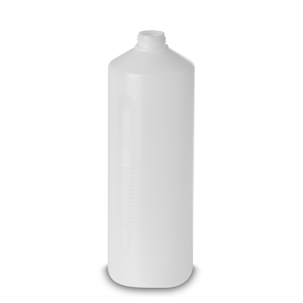 1000 ml Rundflasche HDPE natur RD 28 zylindrisch