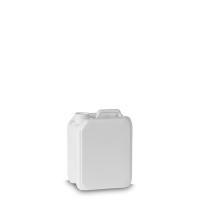 2.5 Liter Kunststoffkanister HDPE weiß RD 45 rechteckig