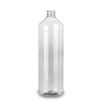 1000 ml Rundflasche PET klar 28/410 zylindrisch