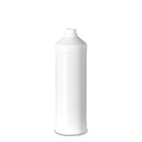 1000 ml Rundflasche HDPE weiß RD 28 rund