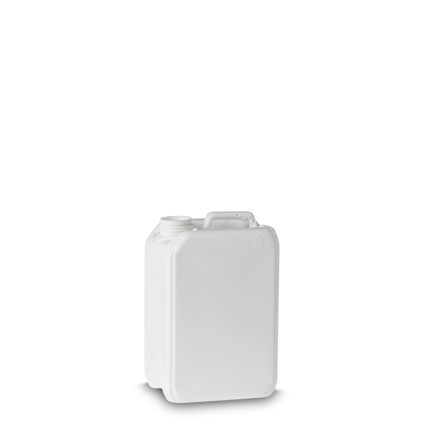 3 Liter Kunststoffkanister HDPE weiß RD 45 rechteckig