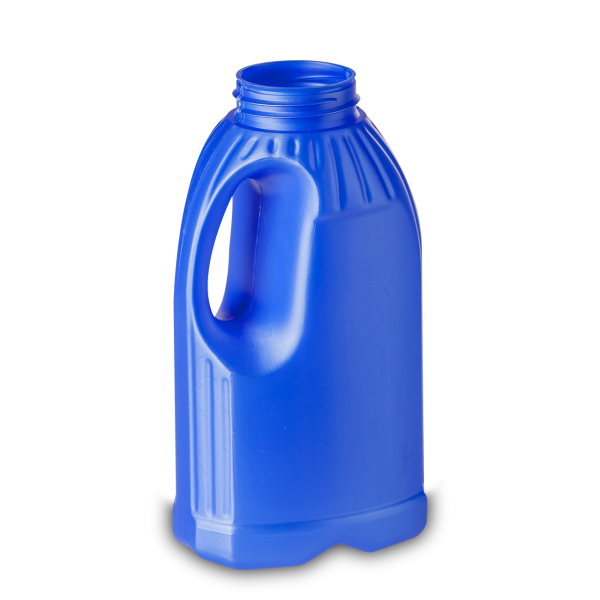 500 ml Griffflasche HDPE blau RD 40 Griff