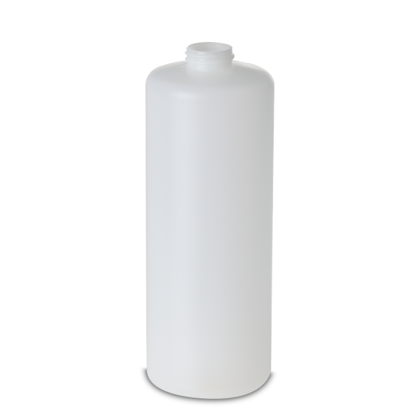 1000 ml Rundflasche HDPE natur RD 32 zylindrisch
