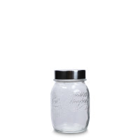 500 ml Marmeladenglas Glas klar - incl. Schraubdeckel aus Edelstahl