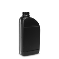 1000 ml Motorölflasche - schwarz - OV 38 Gewinde