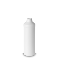 500 ml Rundflasche HDPE weiß RD 28 zylindrisch