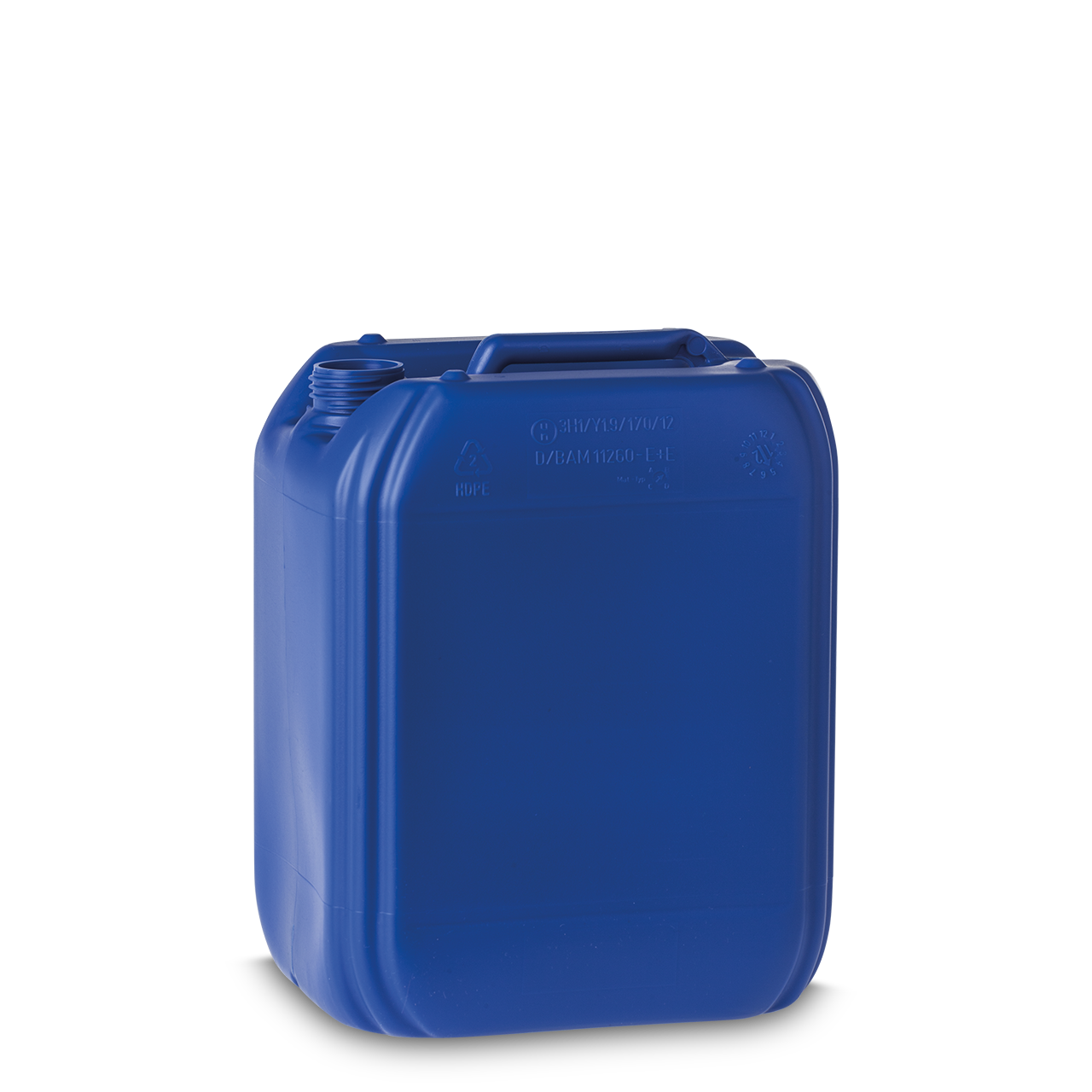 10 Liter Kunststoff Kanister blau - DIN 45 - UN-Y