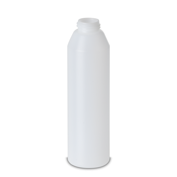 250 ml Rundflasche HDPE natur RD 28 zylindrisch