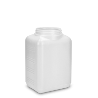1500 ml Vierkantflasche HDPE natur RD 80 rechteckig