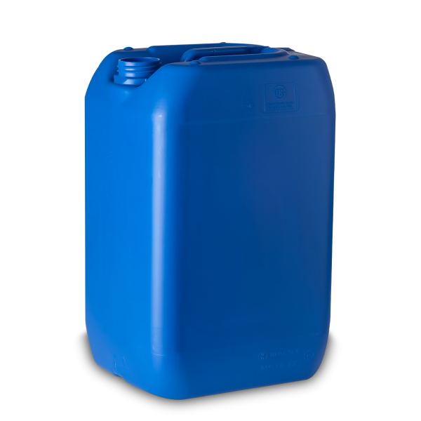 25 Liter Kunststoffkanister HDPE blau RD 61 rechteckig