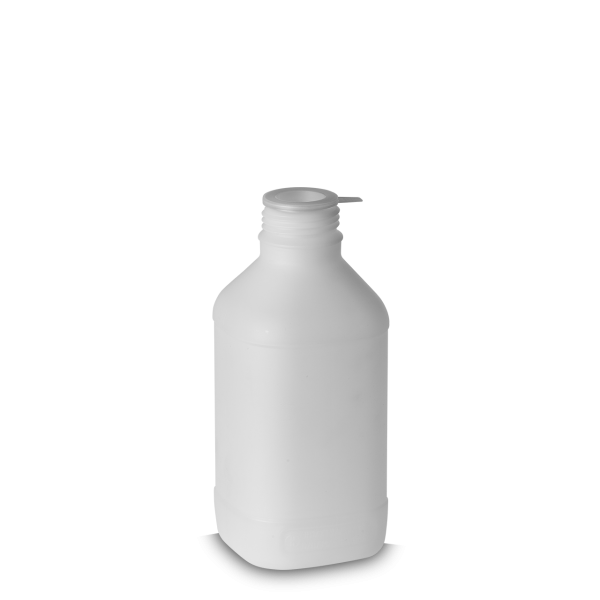 1000 ml Rundflasche HDPE natur RD 45 rund