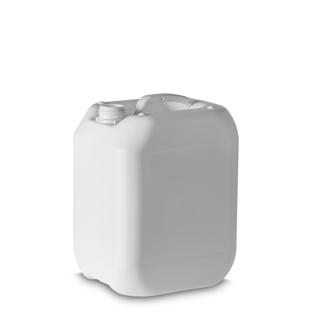 10 Liter Kunststoff Kanister weiß - DIN 45 - UN-Y