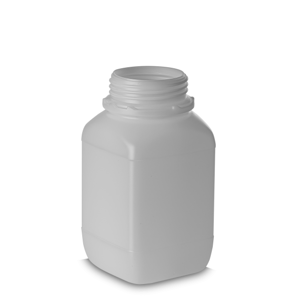 1500 ml Vierkantflasche HDPE natur OV 80 eckig