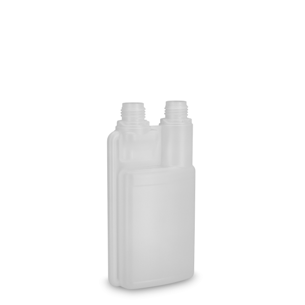 500 ml Dosierflasche HDPE natur OV 28 Formflasche