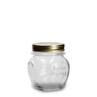 300 ml Marmeladenglas Glas klar - Typ "Anfora" - incl. Schraubdeckel