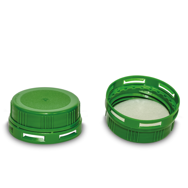 Verschlüsse für Kunststoffflaschen HDPE grün