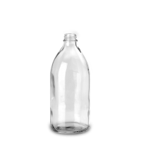 500 ml Enghalsglas Glas klar GL 25 rund