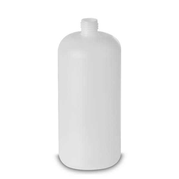 1000 ml Rundflasche HDPE natur RD 25 rund