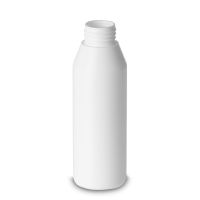 250 ml Rundflasche HD/LD PE weiß RD 32 zylindrisch